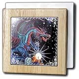 Review 3dRose LLC  / DRAGON Majick of the Opal 2 - 6 Inch Tile Napkin Holder