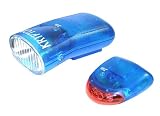 KRYPTON B1 bicycle lamp Set front + back light 5 LED