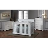 Torino Crib Set in White
