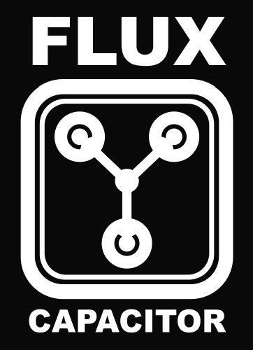 Flux Capacitor Back to the Future Vinyl Decal Sticker