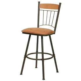 Click here to buy Trica Allan Metal Frame Swivel Bar Stool by Furniture.