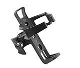 KISKIS dreampark 簡単セッティング ペットボトル ドリンク ホルダー 自転車 ペットボトル ドリンク ホルダー バイク ベビーカー 利用可能 単品/2個 セット/各種ご用意 (黒色 ブ