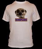 QUIPS AND QUOTES TSHIRTS (MEERKAT SIMPLES) colour WHITE size MEDIUM
