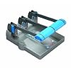 CARL 63150 Model xhc-150 extra heavy-duty 150-sheet 3-hole punch, 9/32 holes, gray/blue