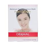 ダーマル 高濃縮コラーゲン モイスチャーフェイシャルエッセンスマスク 28g [5枚入り]