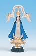 Religious Statue - Our Lady of San juan de Lagos - 4" Height - Magnetic and Adhesive Base