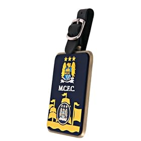 Manchester City - �tiquette pour sac de golf/bagage