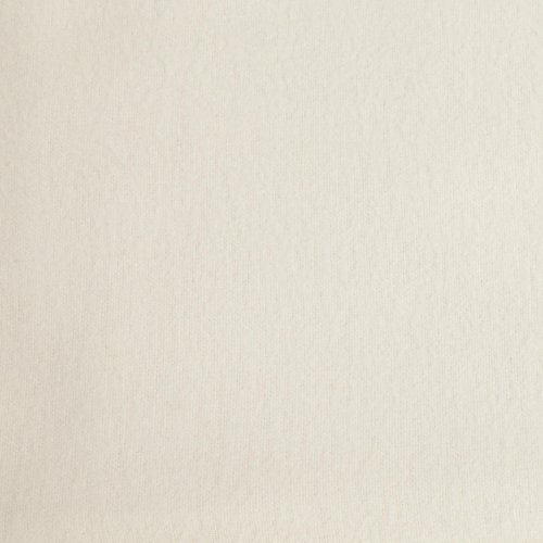 Pinzon Signature 190-Gram Cotton Velvet Flannel Queen Sheet Set, Cream