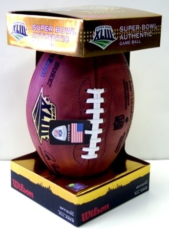 NFL Wilson Duke Leather Super Bowl XLIII Football