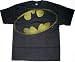 Search : Batman Oversized Distressed Logo Black T-shirt
