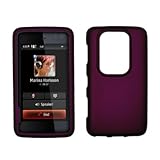 Nokia N900 Premium Rubberized Purple Snap-on Case Cover Cell Phone Protecto ....