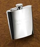 Personalized High Polish Stainless Steel 7 oz. Flask