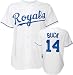 John Buck Kansas City Royals Home White MLB Replica Jersey
