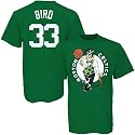 Majestic Boston Celtics #33 Green Larry Bird T-shirt