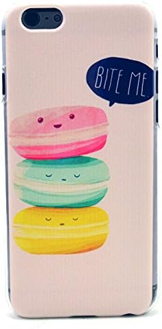 iPhone 6 Case, iPhone 6 (4.7 Inch) Case - LUOLNH Fashion Style Colorful Painted Cute Cakes Clear Bumper Hard Case Back Cover Protector Skin For iPhone 6 4.7Inch (Eat Me)