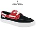 Converse All Star Canvas Boat Ox Shoe- Black/ White/ Red