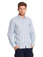 Ossa Fashion Camisa Hombre (Azul Claro)