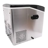 NewAir AI-210SS Portable Ice Maker With HighQuality Stainless Steel Finish