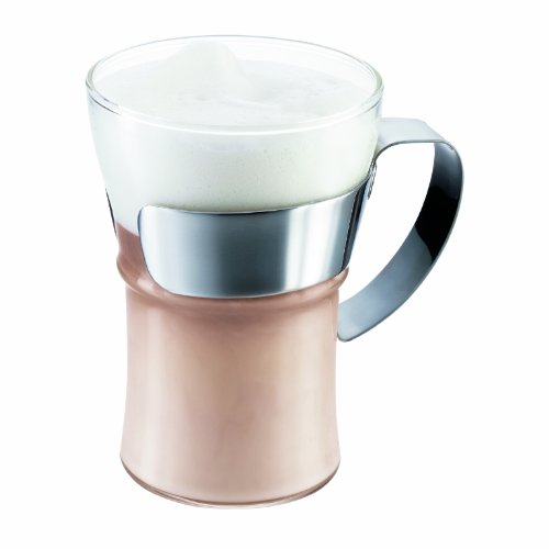 Bodum 4553-16 Kaffeeglas ASSAM 0.37 Liter 2-er Set, mit Metallgriff Preisvergleich