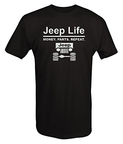 Jeep Life - Money Parts Repeat T shirt -Medium