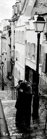 Le Baiser Couples Photography 53x158cm Door Poster