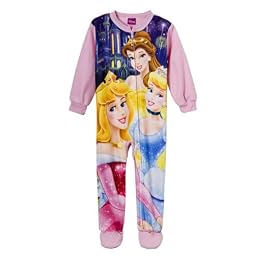Toddler Girls' Princess Blanket Sleeper Pink