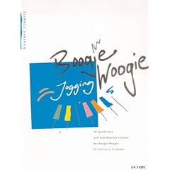 Manfred Schmitz: Boogie Woogie Jogging f�r Klavier mit Bleistift -- 18 �bungen zum schrittweisen Erlernen des Boogie Woogie f�r Klavier zu zwei H�nden (Noten/sheet music)