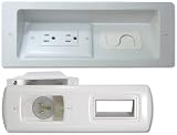 PowerBridge TWFP-WW thINWALL Solution Cable Management Kit (White)