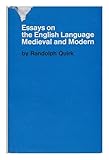 Essays on the English language : medieval and modern