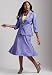 Roamans Plus Size 2 pc Sharkskin Skirt Suit
