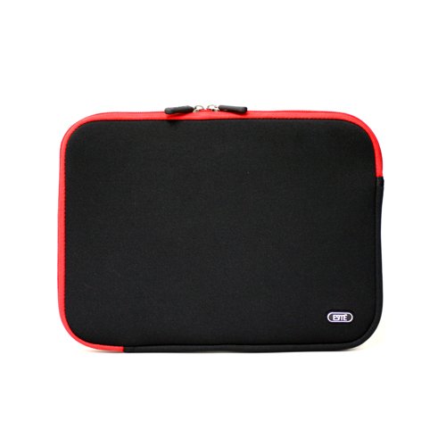 Neoprene Sleeve Case (Black/Red) for Acer 10.1 Inch Netbook