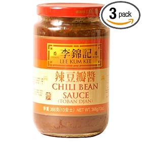 Lee Kum Kee Chili Bean Sauce (Toban Djan), 13-Ounce Jars (Pack of 3)