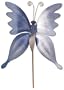 Blissful Garden Blue Butterfly Garden Stake