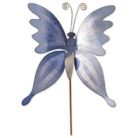 Blissful Garden Blue Butterfly Garden Stake