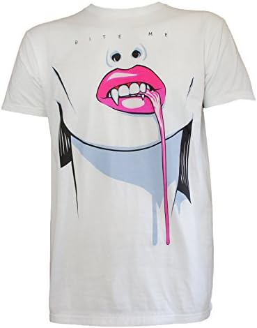 Exhibit A Gallery Andy Biersack Unisex Bite Me Vampire Lips T-Shirt M