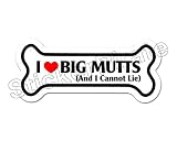 *Dog Bone Magnet* I Love Big Mutts And I Cannot Lie Car Truck Locker Magnet