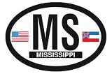 Mississippi - Oval decal