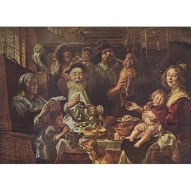 Jacob Jordaens (As the old measurements, so the boys twitter) Art Poster Print - 13x19