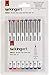 KINGART 440-8 Inkline, Assorted, Set of 8 Brush Tip Color Ink Pens