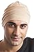 Deresina Headwear Unisex Cotton Sleep Caps for Cancer, Hair Loss | Sleep Cap for Chemo (1-Beige)