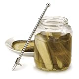 Stainless Steel LONG Reach PICKLE FORK jar Spear server