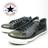 コンバース ワンスター CONVERSE ONE STAR J COMBI-LEA BLACK スニーカー 46311 27.0 ブラック
