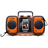 Grace Digital GDI-AQ2SI60 ECOXGEAR Rugged and Waterproof Stereo Boombox