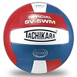 Tachikara SV5WM White Full Grain Leather Volleyball - B0006B4ID8