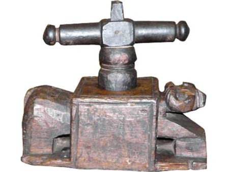 Old Style Fruit Juicer Ram Head Wooden Carved Antique Juicer From India Old Style Fruit Juicer Ram Head Wooden Carved Antique Juicer From India