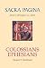 Books : Colossians and Ephesians (Sacra Pagina series-paperback)