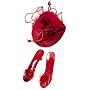 Set Chaussures + Bourse Rouge de Festiveo