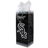 MLB Chicago White Sox Black Bottle Gift Bag