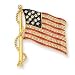 JACKIE KENNEDY AMERICAN FLAG BROOCH PIN Camrose & Kross