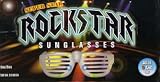 Outdoor Recreation Online Shop Ranking 18. Light up LED Shutter Shades Multicolor Rockstar Sunglasses